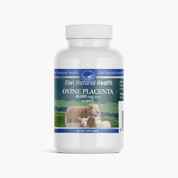 Kiwi Natural Health Ovine Placenta 40,000 mg EQV